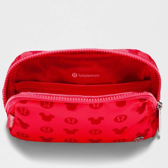 RARE Disney x Lululemon Everywhere Belt Bag Mickey & Logo *Disney Classic Pink - Picture 2 of 5